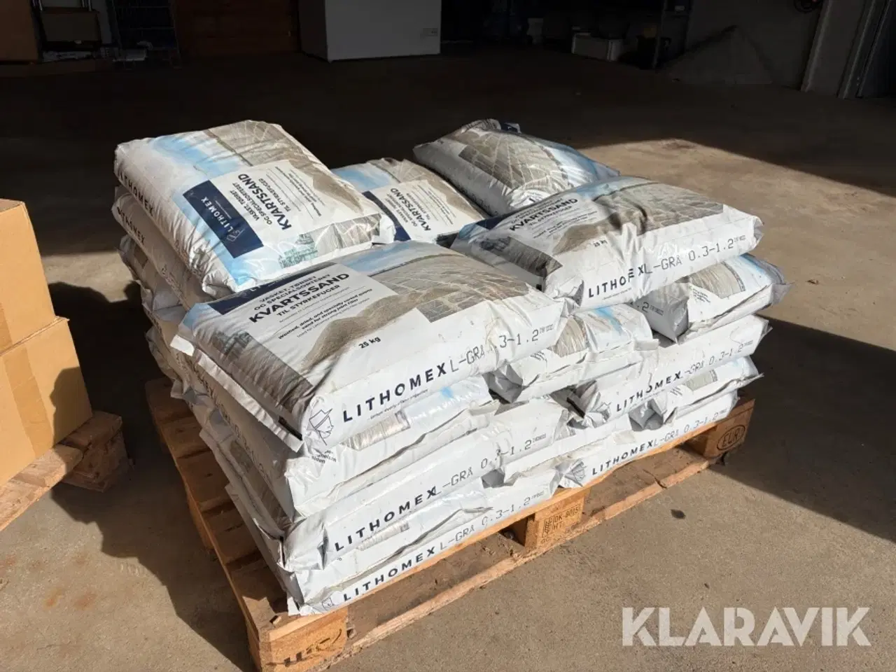 Billede 10 - Kvartsand til styrkefuger Lithomex 650kg / 27 sæt