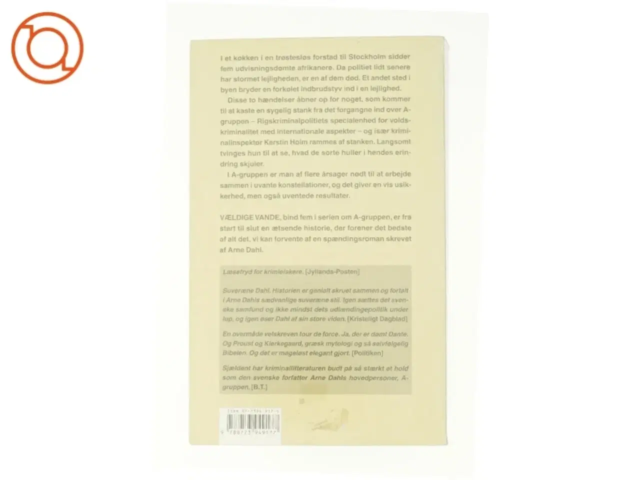 Billede 3 - Vældige vande af Arne Dahl fra Bog