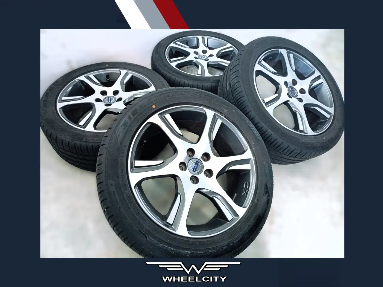 Billede 1 - 5x108 18" ET55 nav 63,4ø VOLVO XC sommersæt