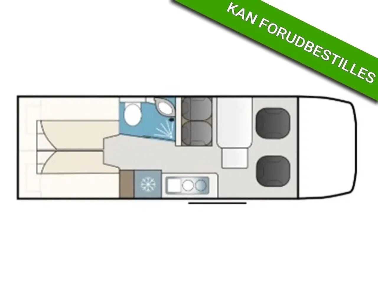 Billede 4 - 2025 - Kabe Van 690 LB Mercedes   Kabe Van 690 LB 2025 Mercedes - Se den nu hos Camping-Specialisten.dk