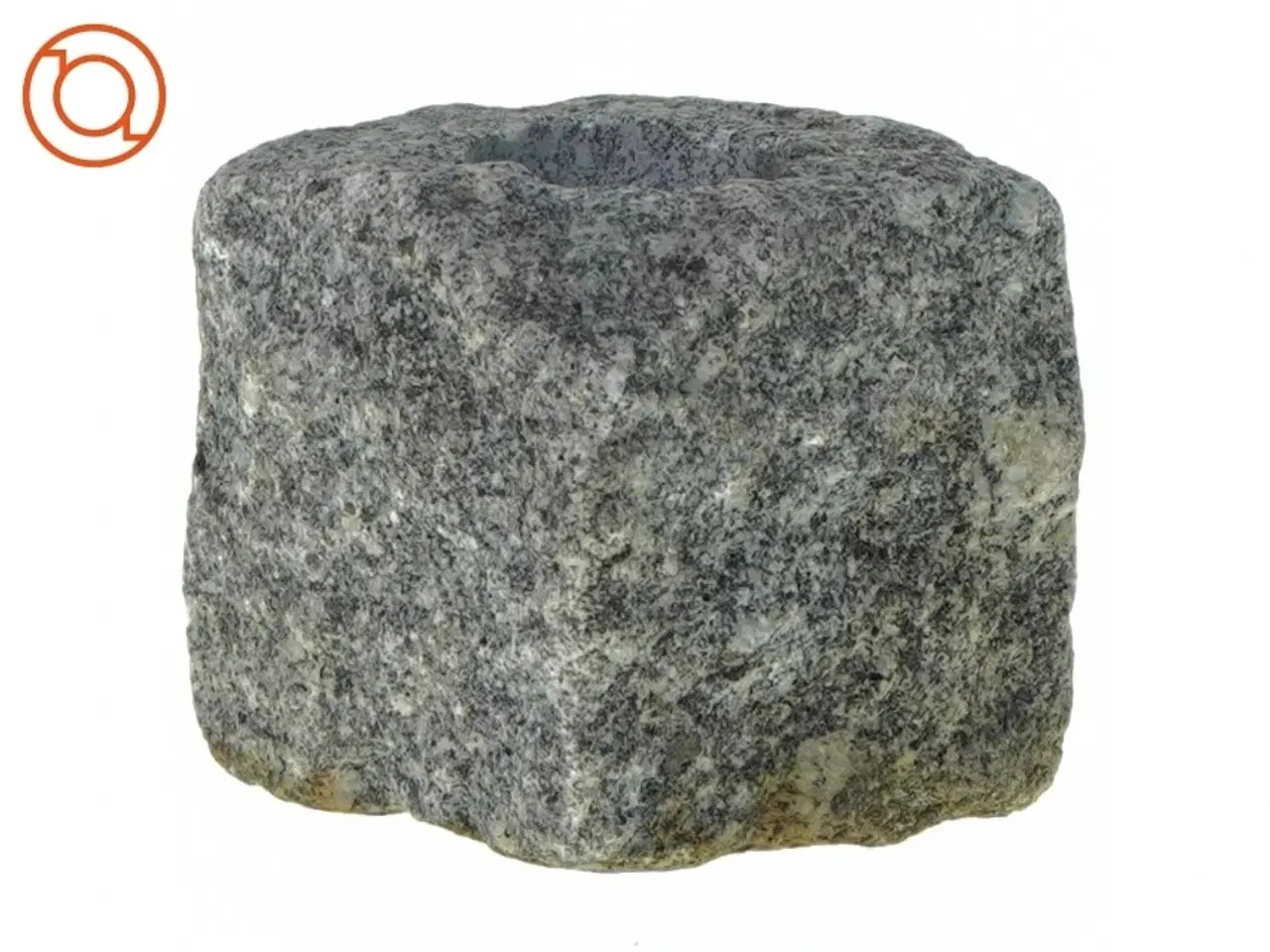 Billede 2 - Lysestage, brosten (str. 8 x 8 x 8 cm)