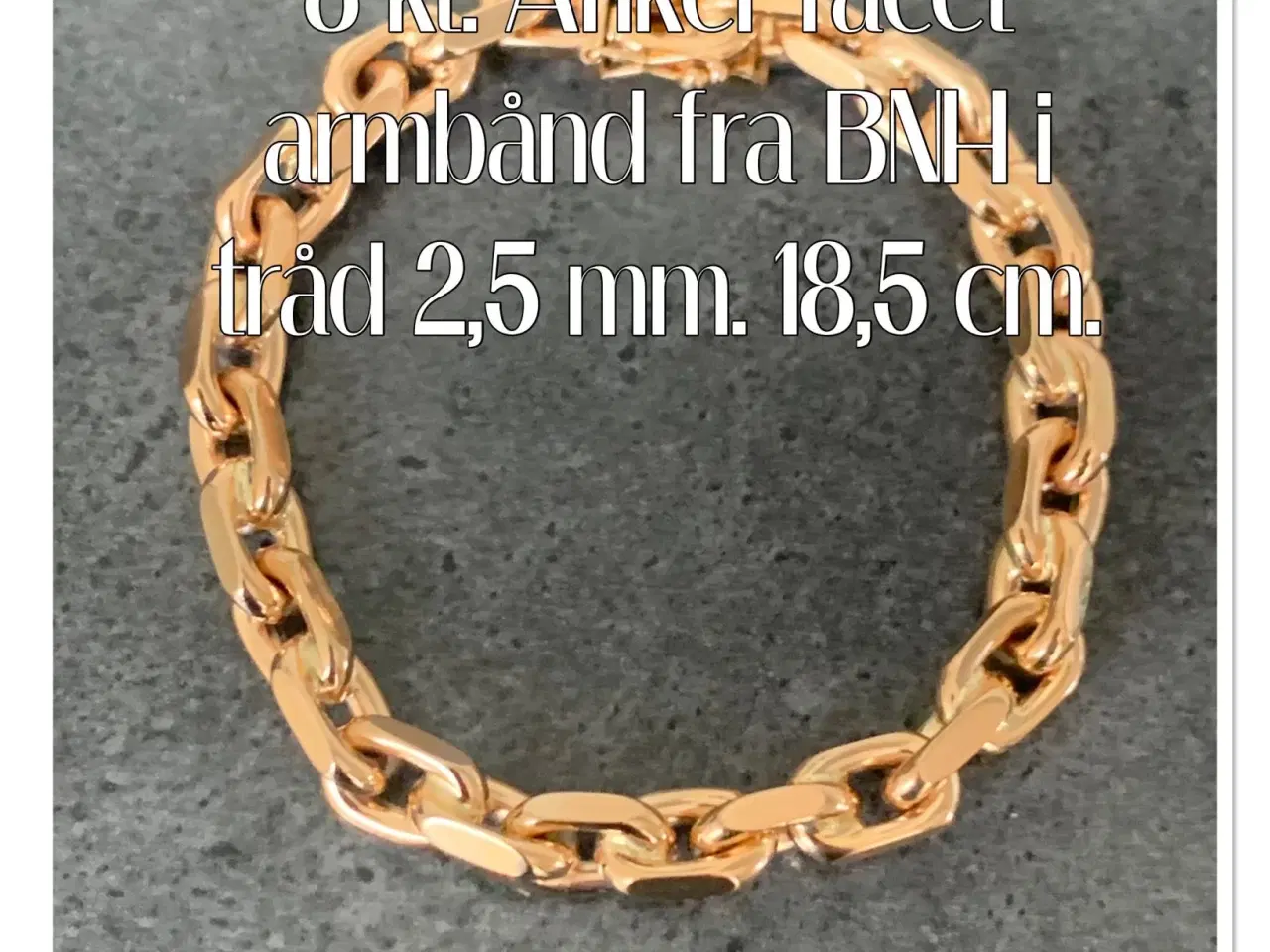 Billede 1 - Virkeligt flot Anker armbånd sælges