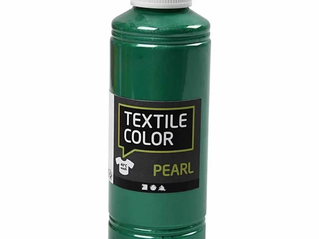 Billede 1 - Textile Color Perlemor Grøn 250ml - Vandbaseret Maling