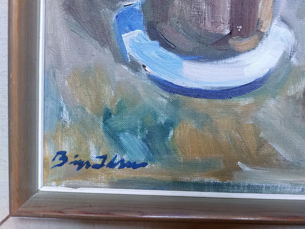 Billede 2 - BØRGE IBSEN - ( 1913 - 2002 ) - oliemaleri