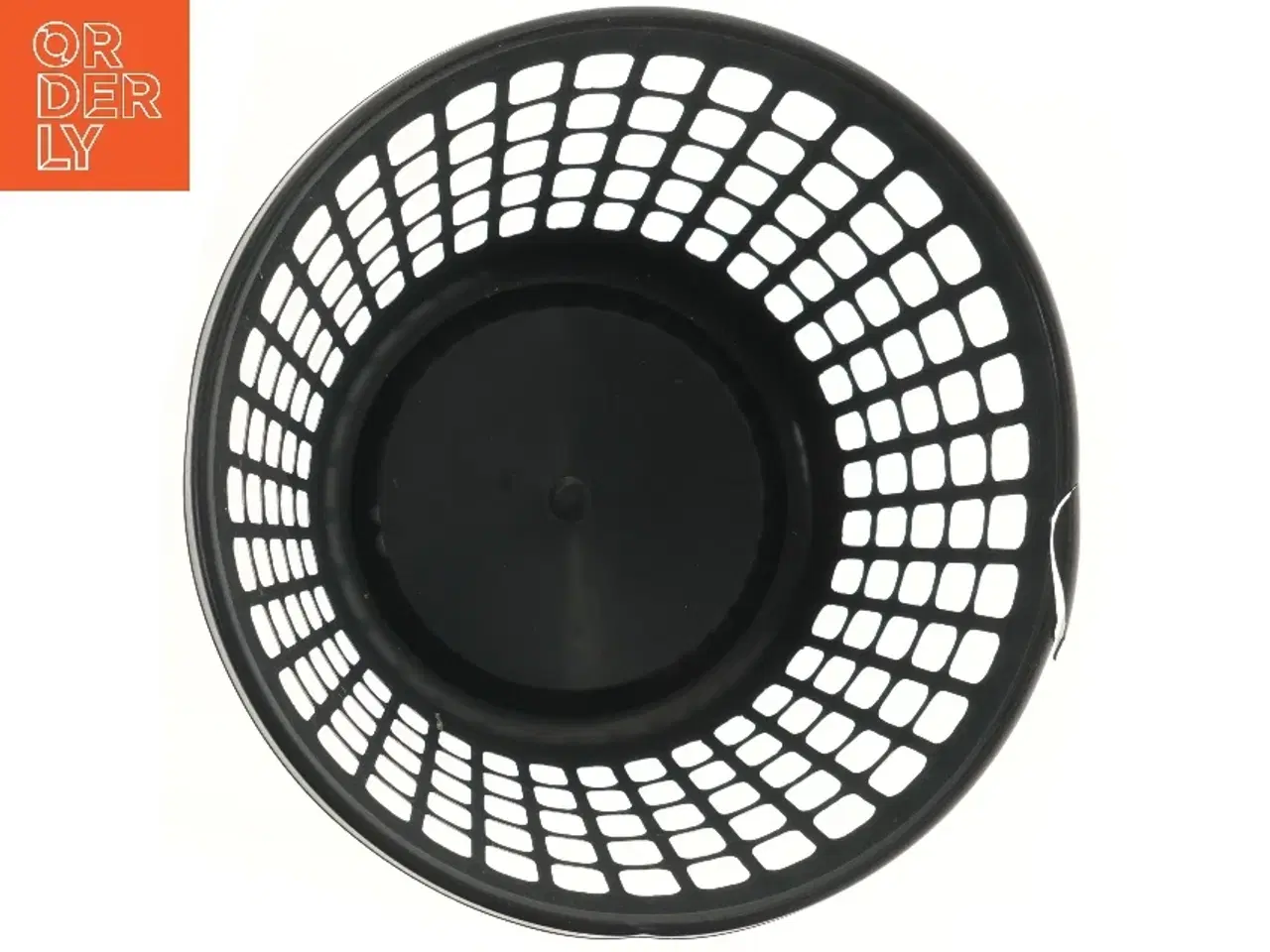 Billede 3 - Sort plastkurv (str. Ø 45 cm længde 32,5 cm)