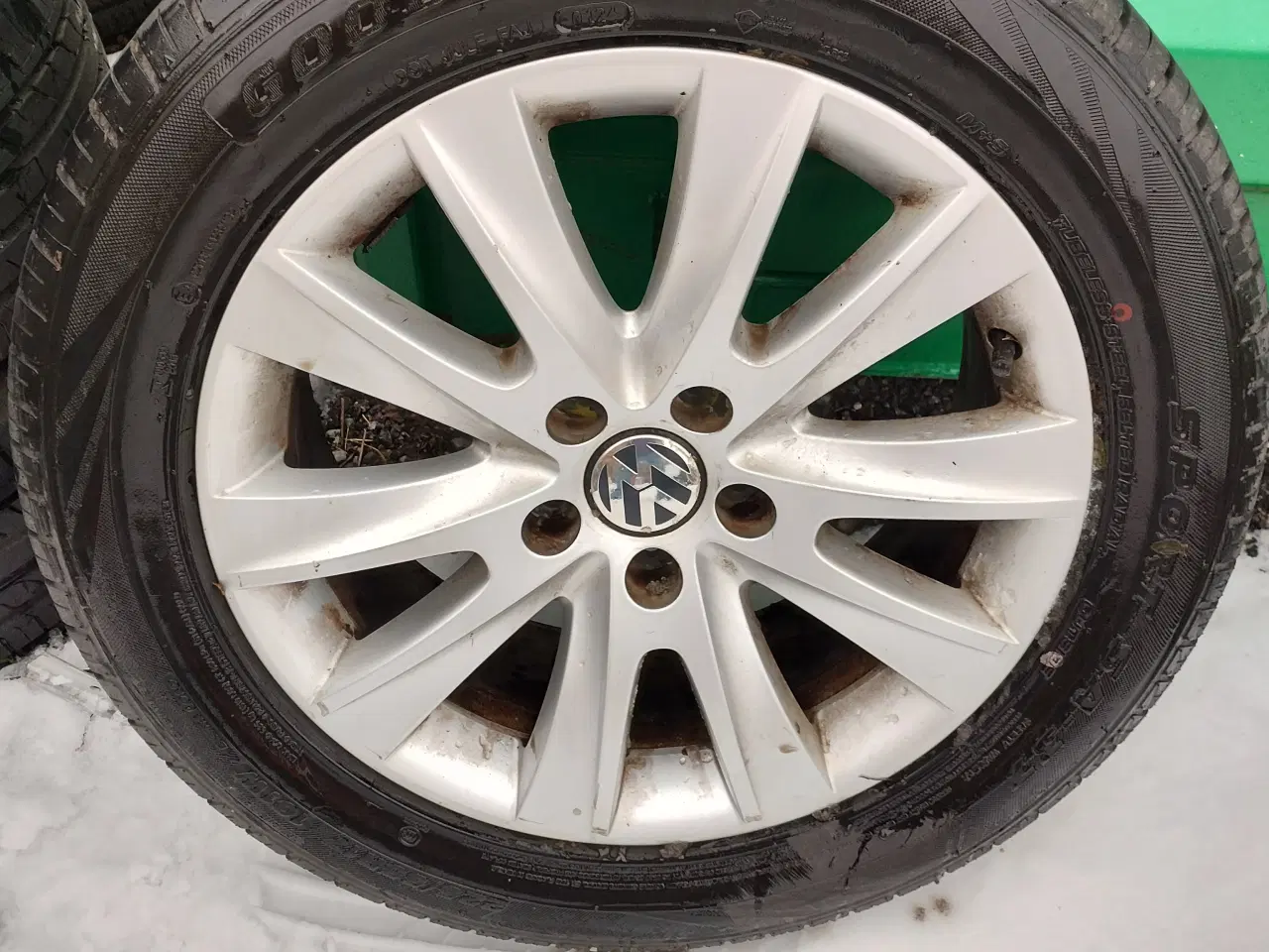 Billede 2 - Sommer dæk på alufælge