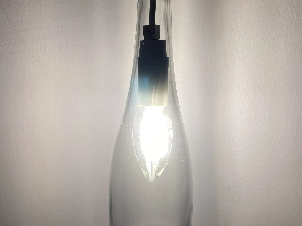 Billede 1 - Lampe pendel af glas
