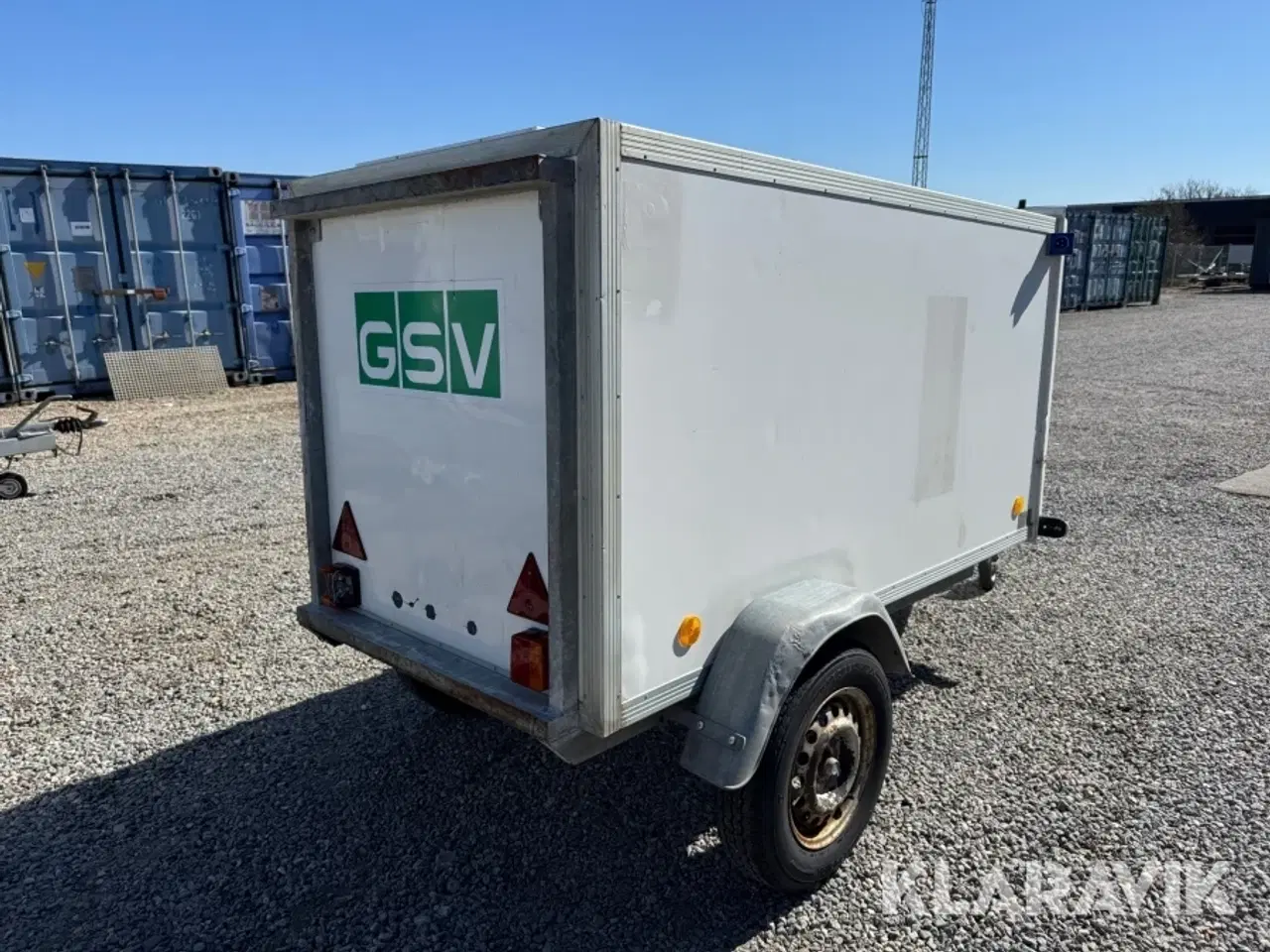 Billede 3 - Lukket toilet-/badvogn på trailer Scanvogn WC-Flex