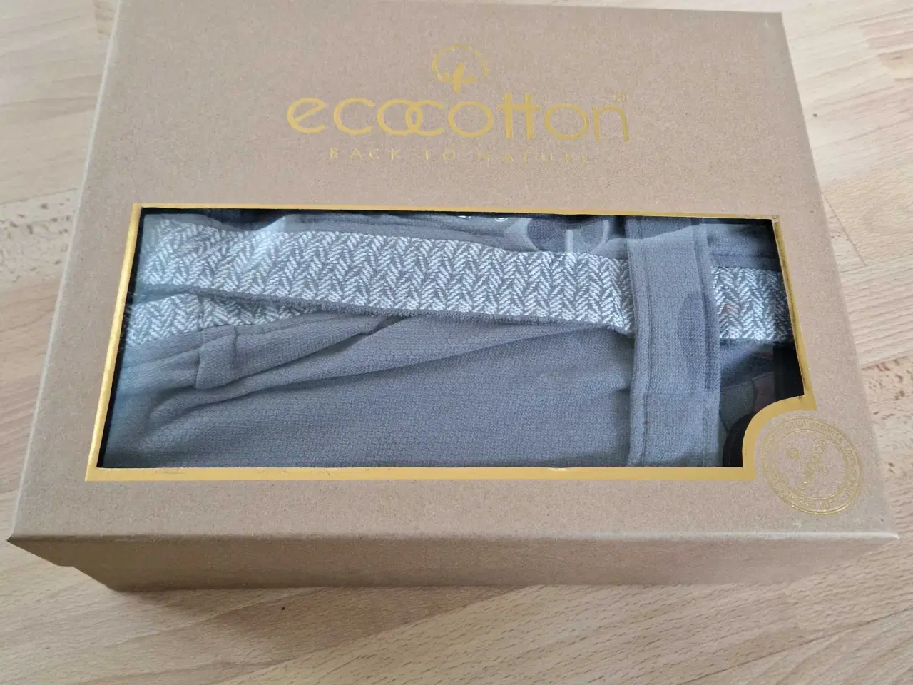 Billede 6 - Herre badekåbe I økologisk bomuld 