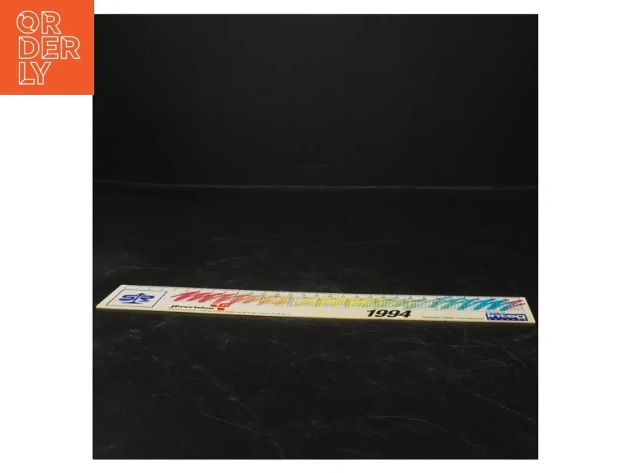 Billede 2 - 30 cm plastlineal med farvegradation (str. 30 cm)