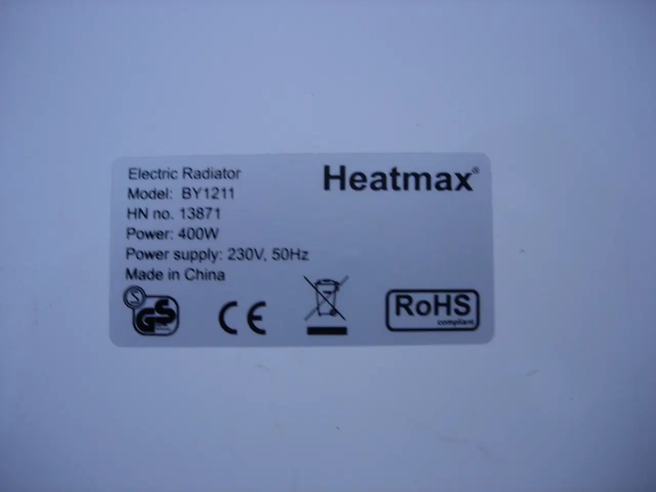 Billede 2 - Heatmax elradiator 400W