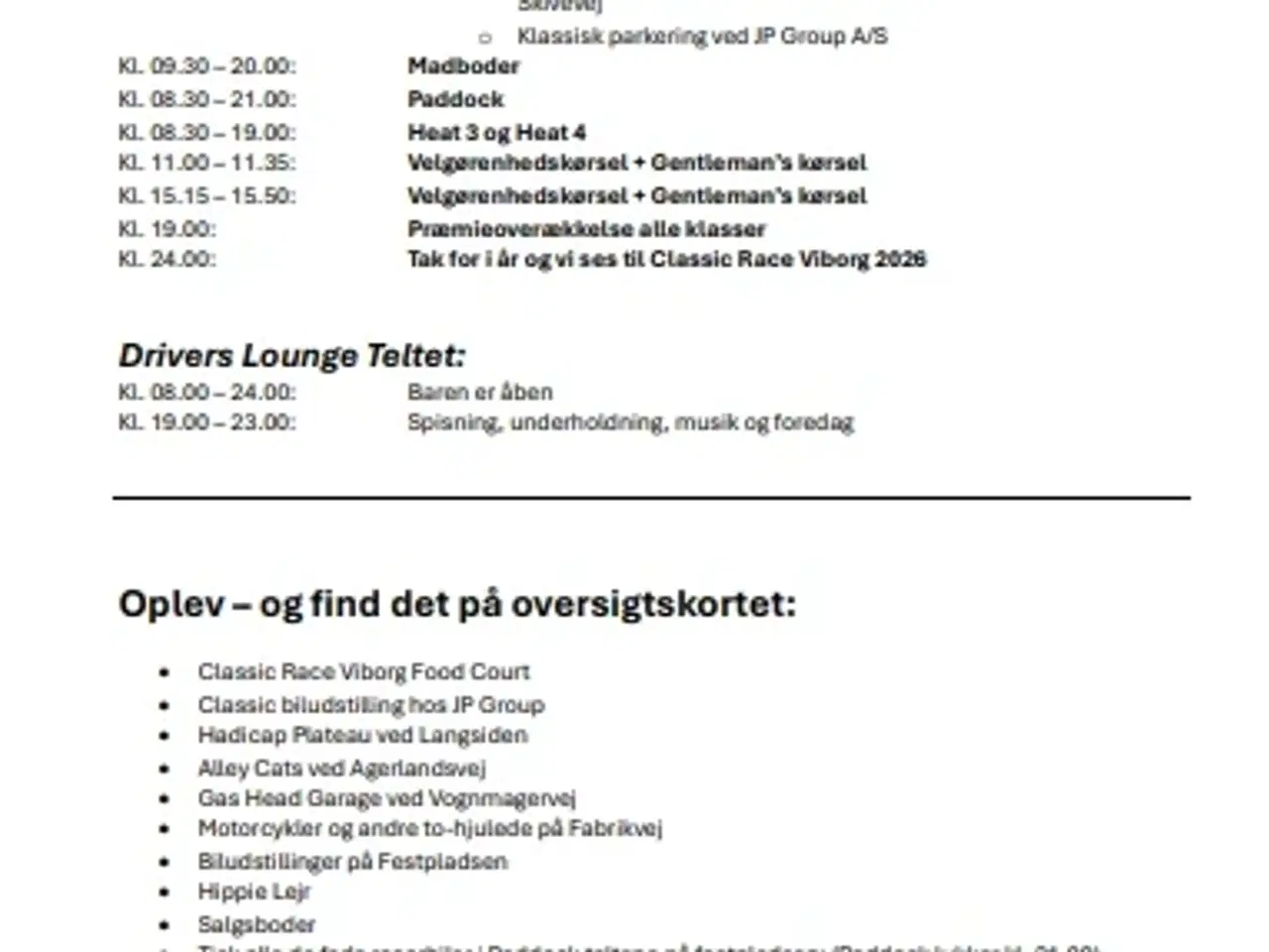 Billede 13 - VIP Telt på 54 m² med plads til 32 siddende gæster - Classic Race Viborg 2025