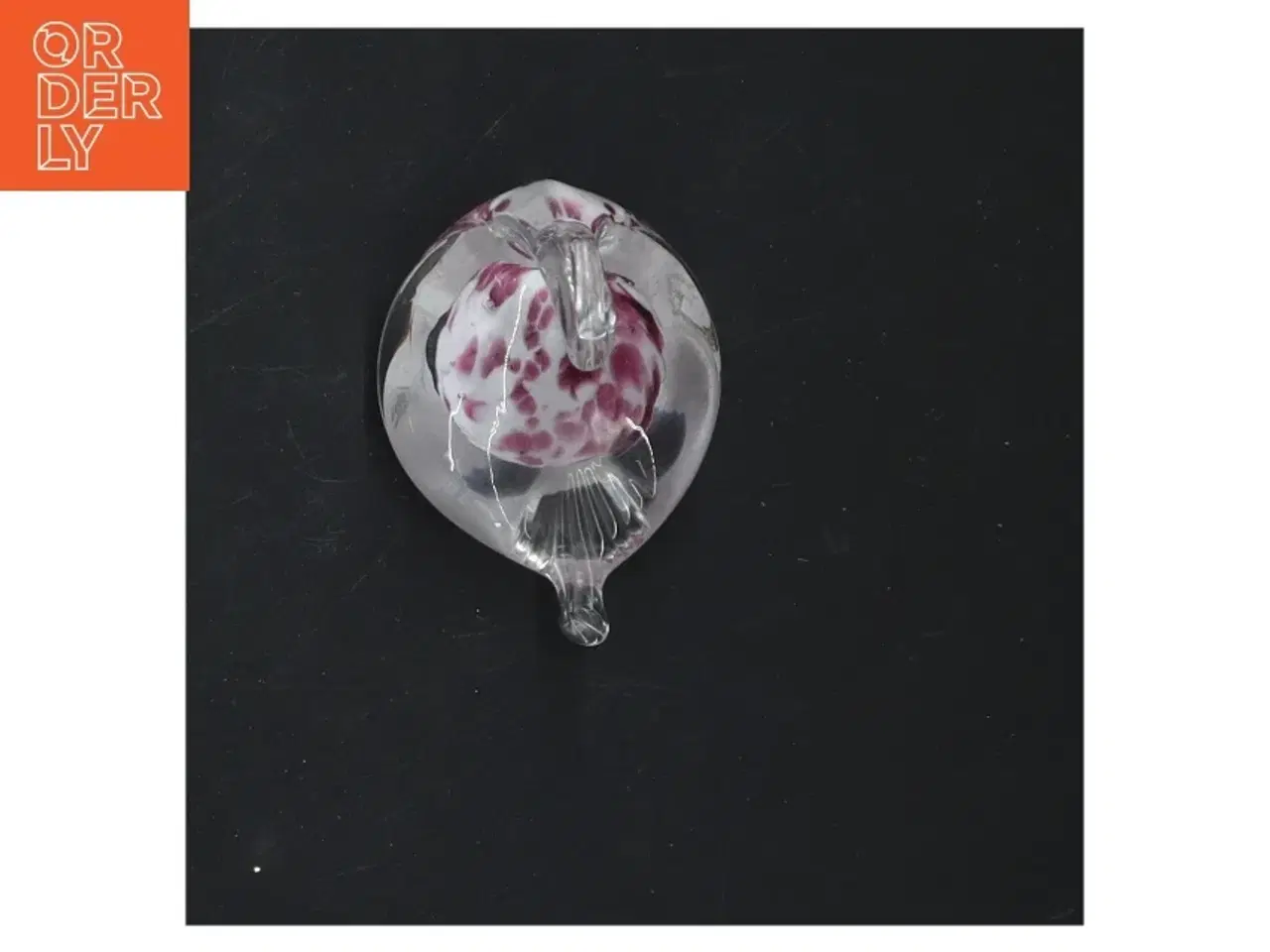 Billede 2 - Glasfigur af svane (str. 8x7 cm)