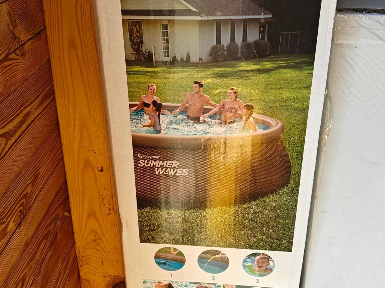 Billede 1 - Pool 4,5 x 1 m - NY - Med alt tilbehør