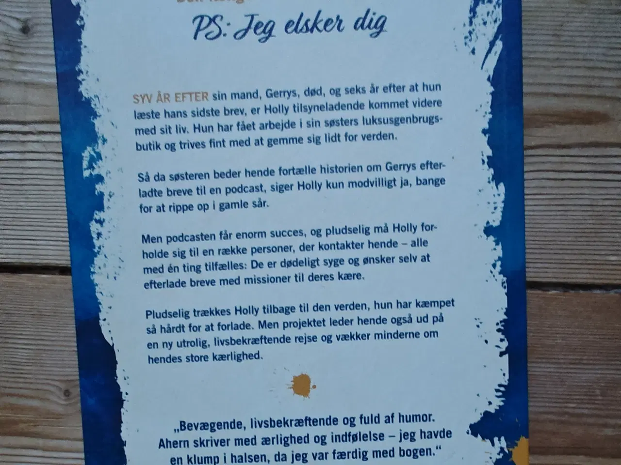 Billede 2 - PS. Jeg elsker dig for evigt BOG af Cecelia Ahern