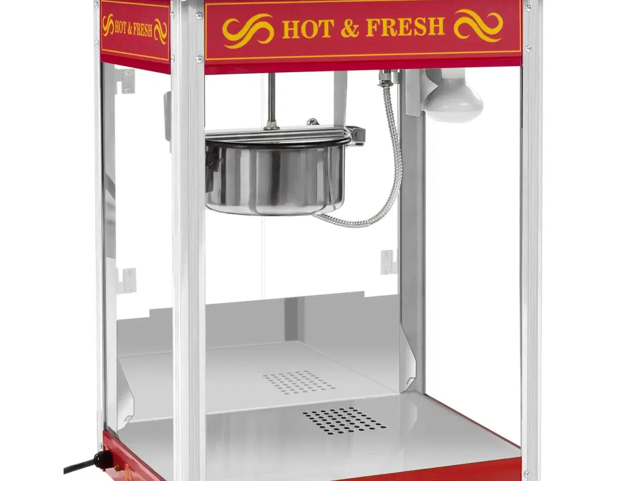 Billede 1 - Popcornmaskine 88 L – 1500 W – rød 56 x 42 x 76 cm