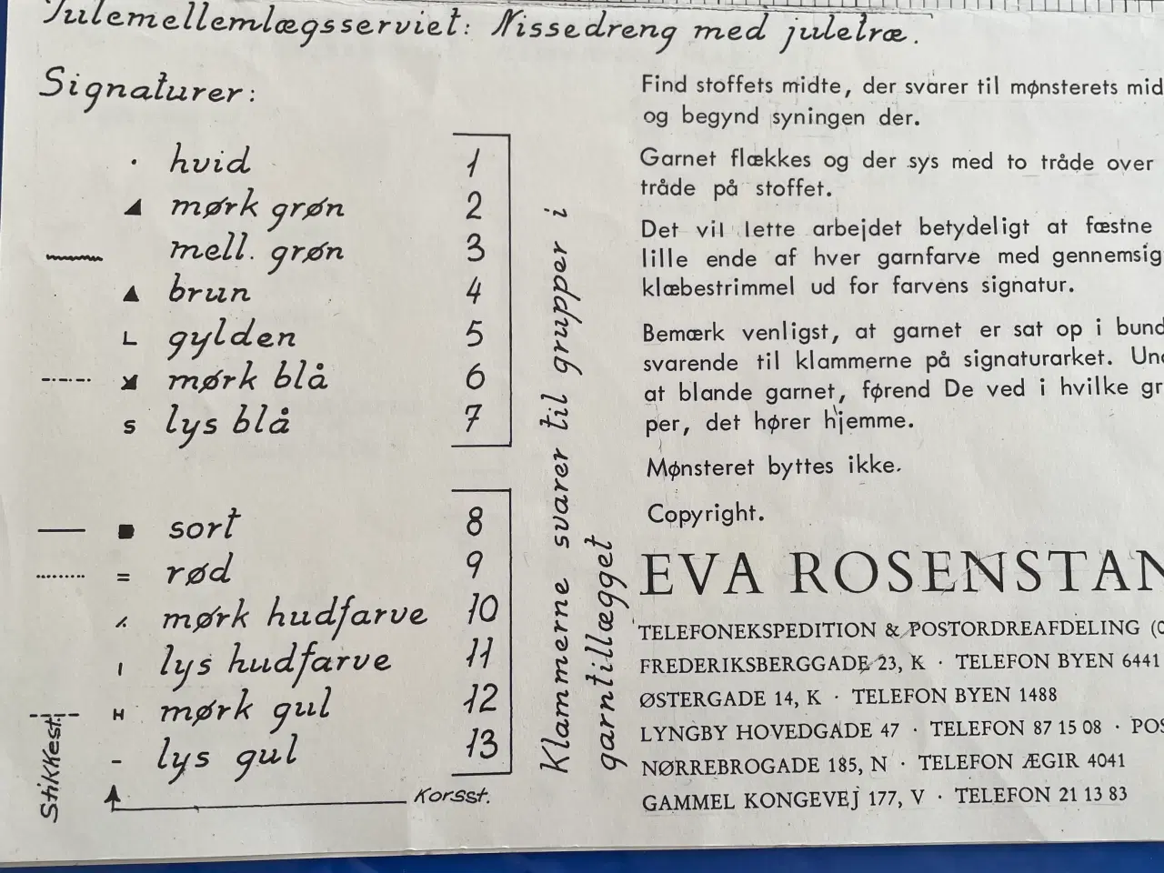 Billede 1 - Eva Rosenstand Nissedreng med juletræ