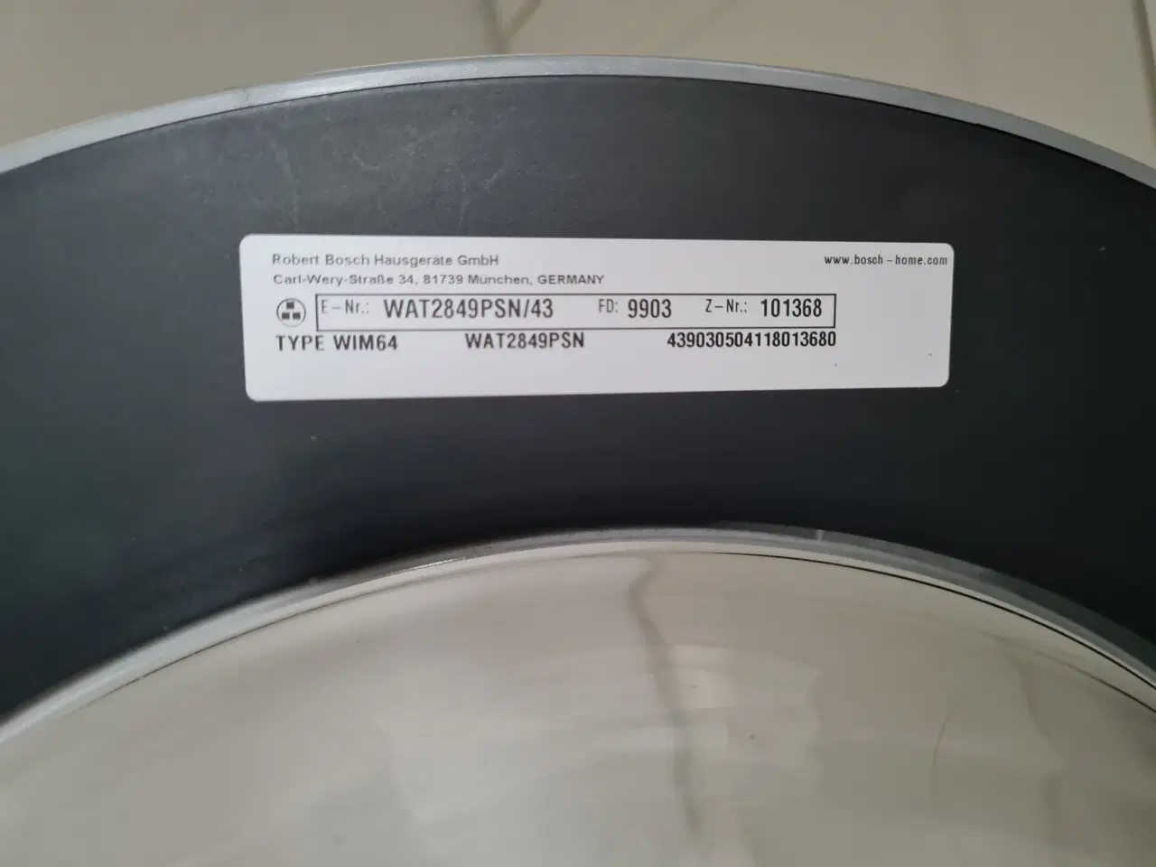 Billede 2 - Bosch 9 kg vaskemaskine