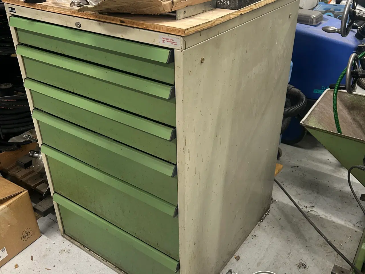 Billede 1 - Skuffeskab med 6 skuffer