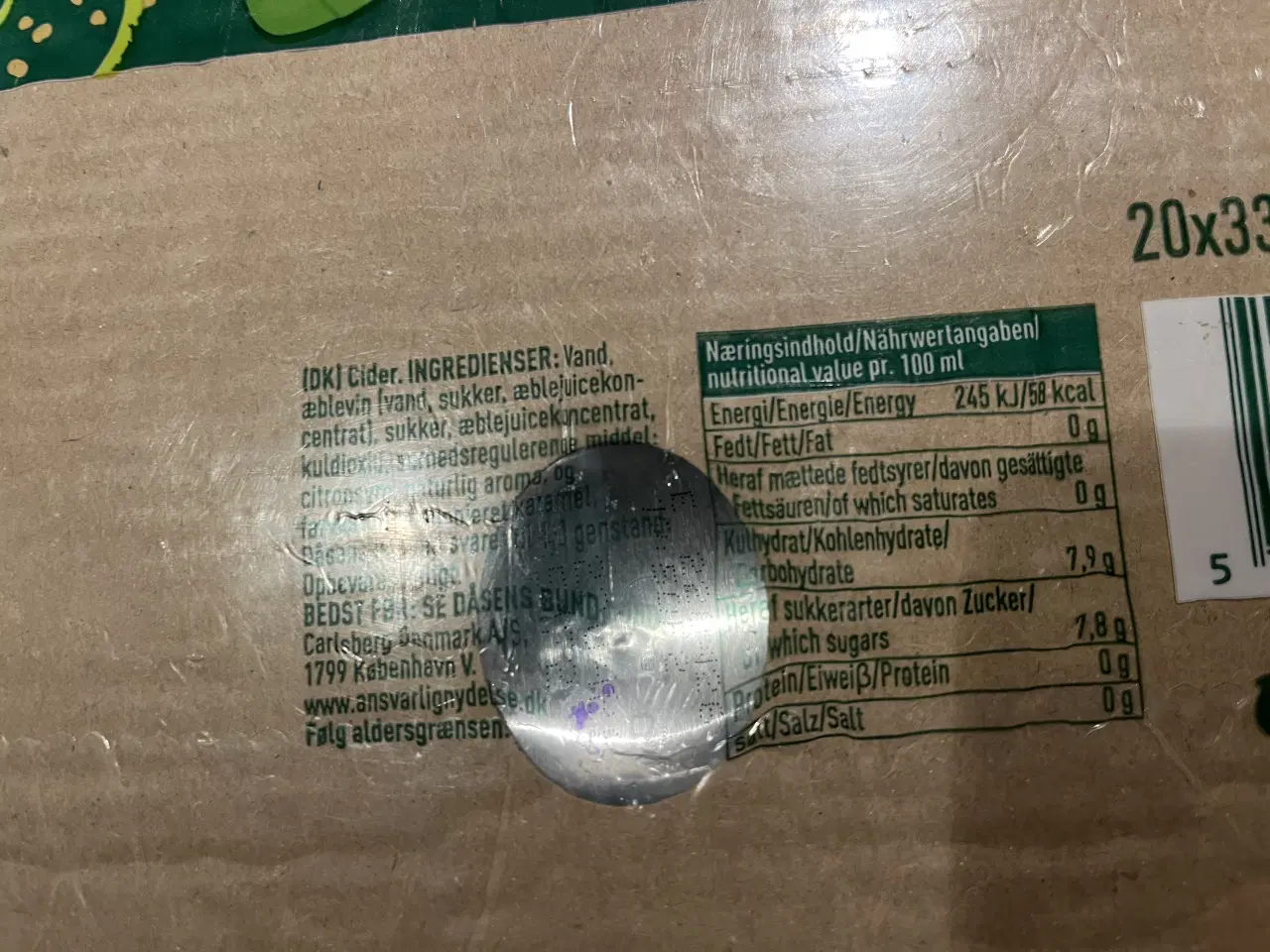 Billede 3 - 1 kasse Somersby Æble
