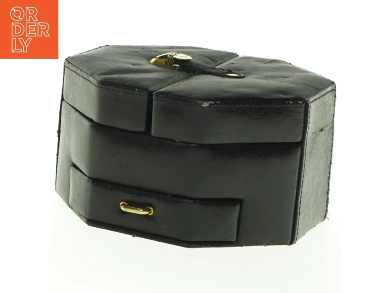 Billede 4 - Smykkeskrin i Læder (str. 16 x 9 cm)