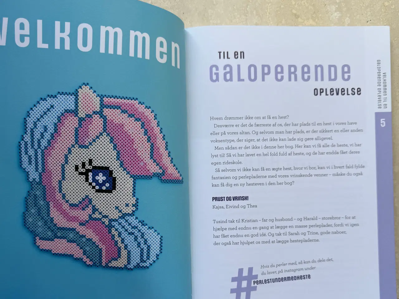 Billede 3 - Kreabog "Perlestunder med heste" for hestepiger