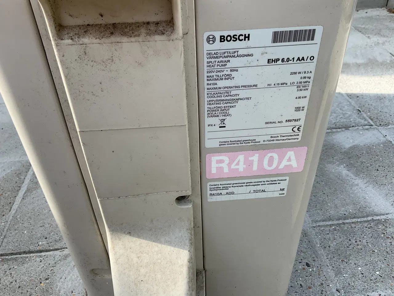 Billede 2 - Bosch Varmepumpe 