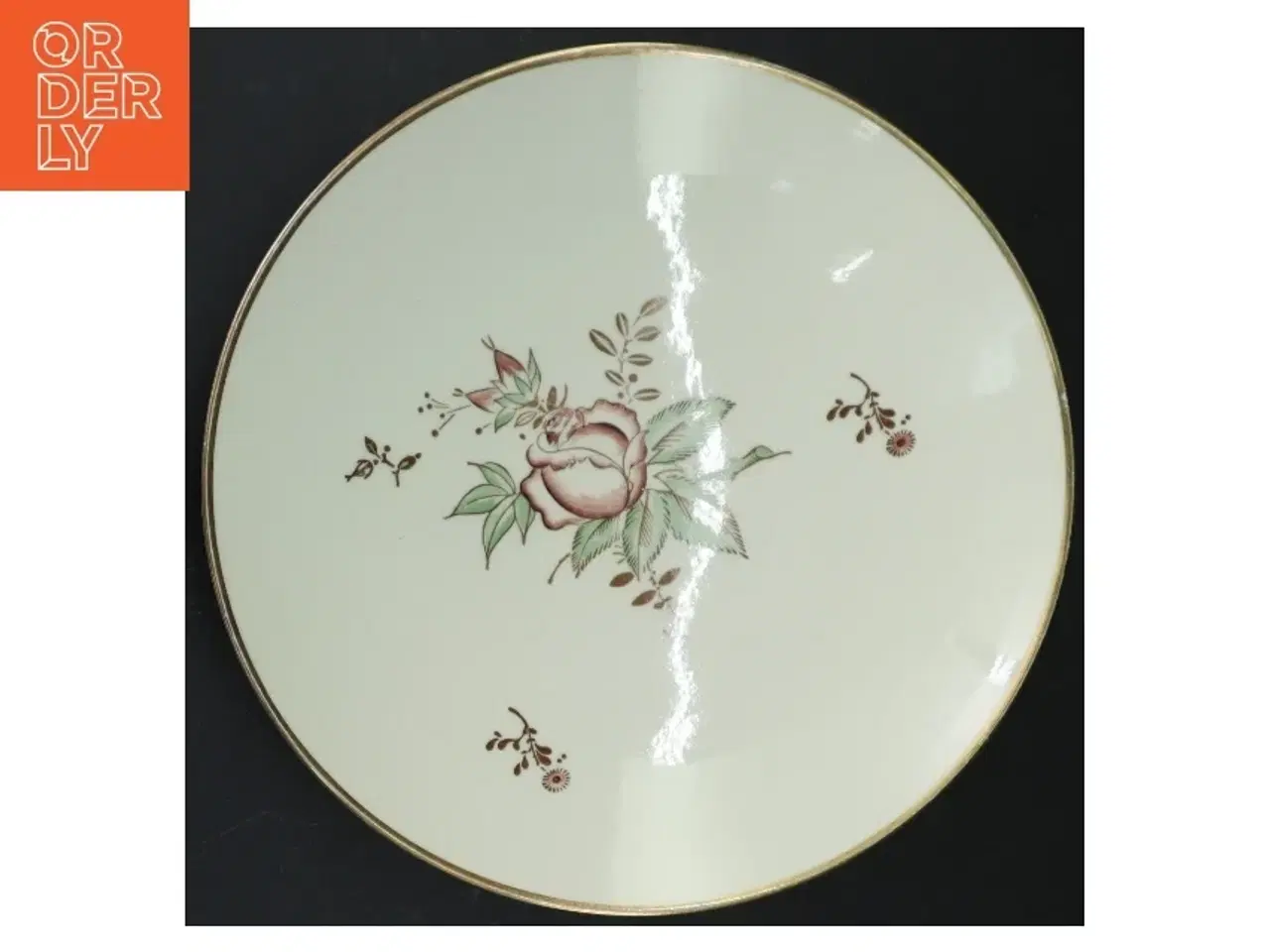 Billede 1 - Porcelænsskål med blomstermotiv fra B&G (str. 24 cm)