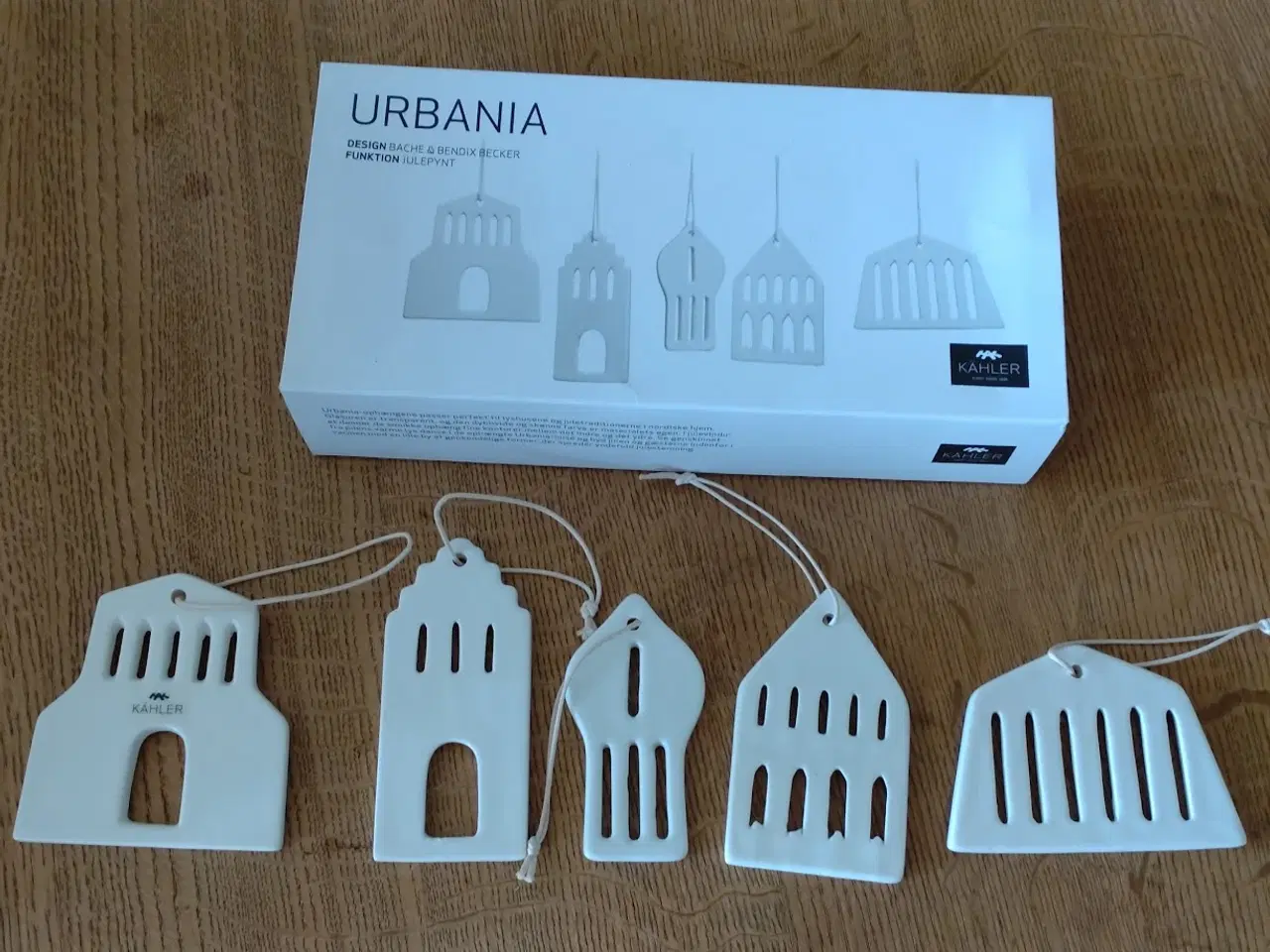 Billede 1 - Kähler Urbania ophæng - sæt med 5 stk.