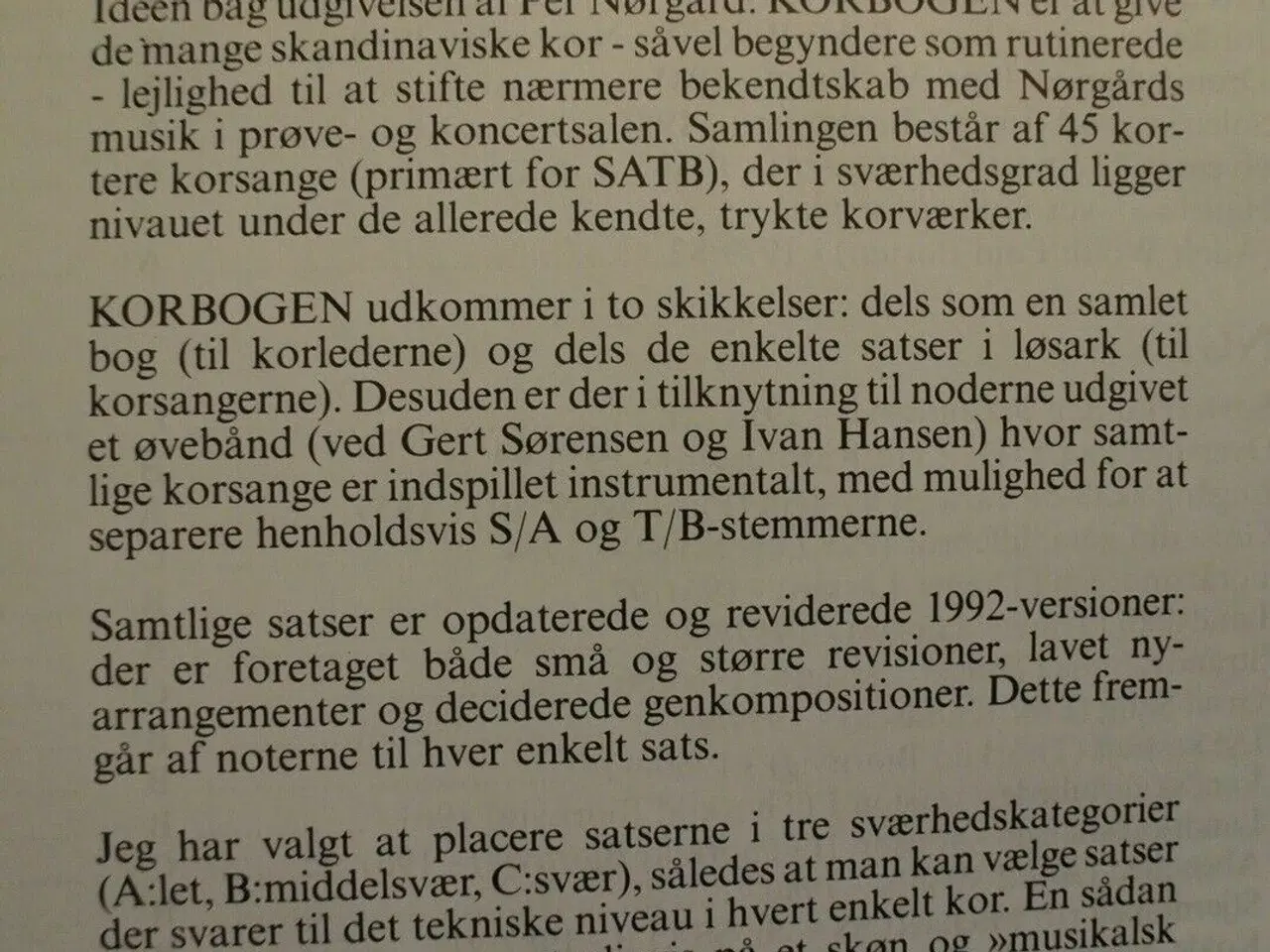 Billede 3 - korbogen. viser, sange og motetter for blandet kor