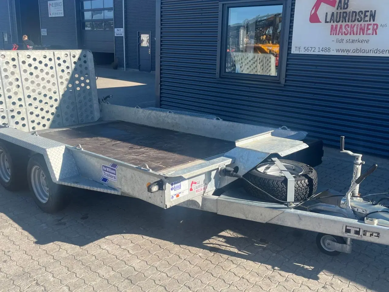 Billede 2 - Ifor Williams GH 126 3500kg maskintrailer Årgang 2025
