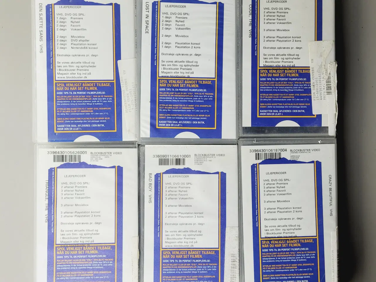 Billede 2 - ⭐️- 📼 Blockbuster VHS Samling - 5 Film 