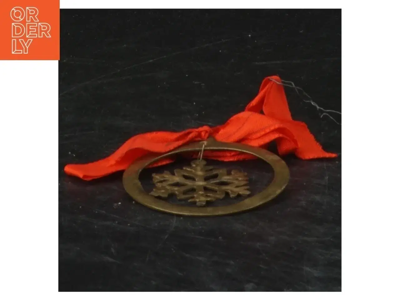 Billede 2 - Juleophæng med snefnug (str. Ø 6 cm)