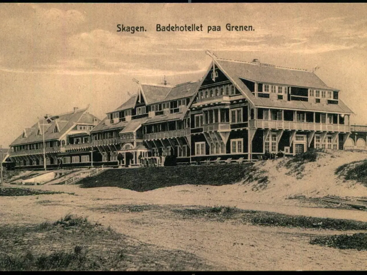 Billede 1 - Skagen - Badehotellet paa Grenen - Skagen Kunstforlag 36786 - Ubrugt