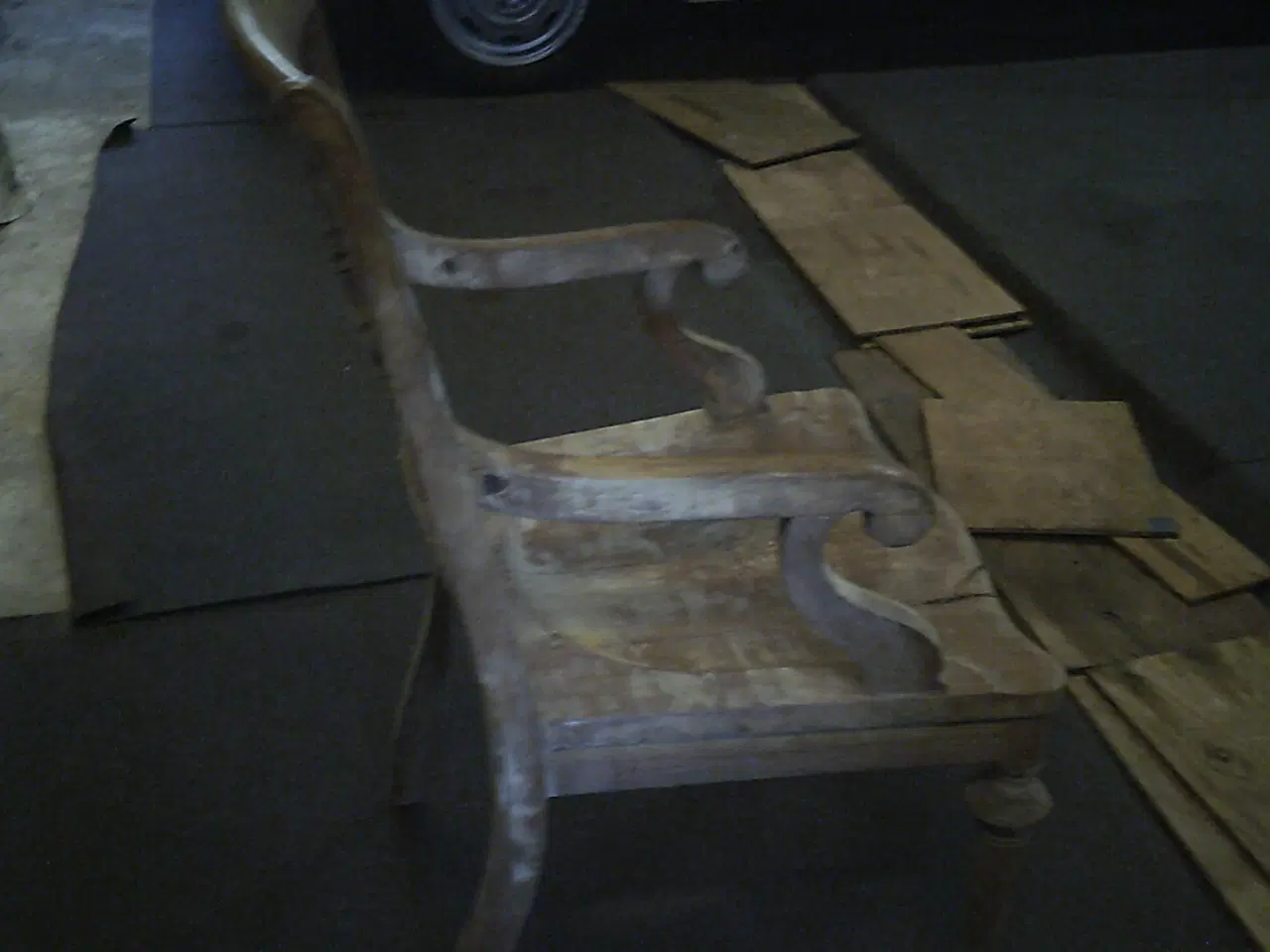 Billede 3 - Træstole i bøg 2 stk