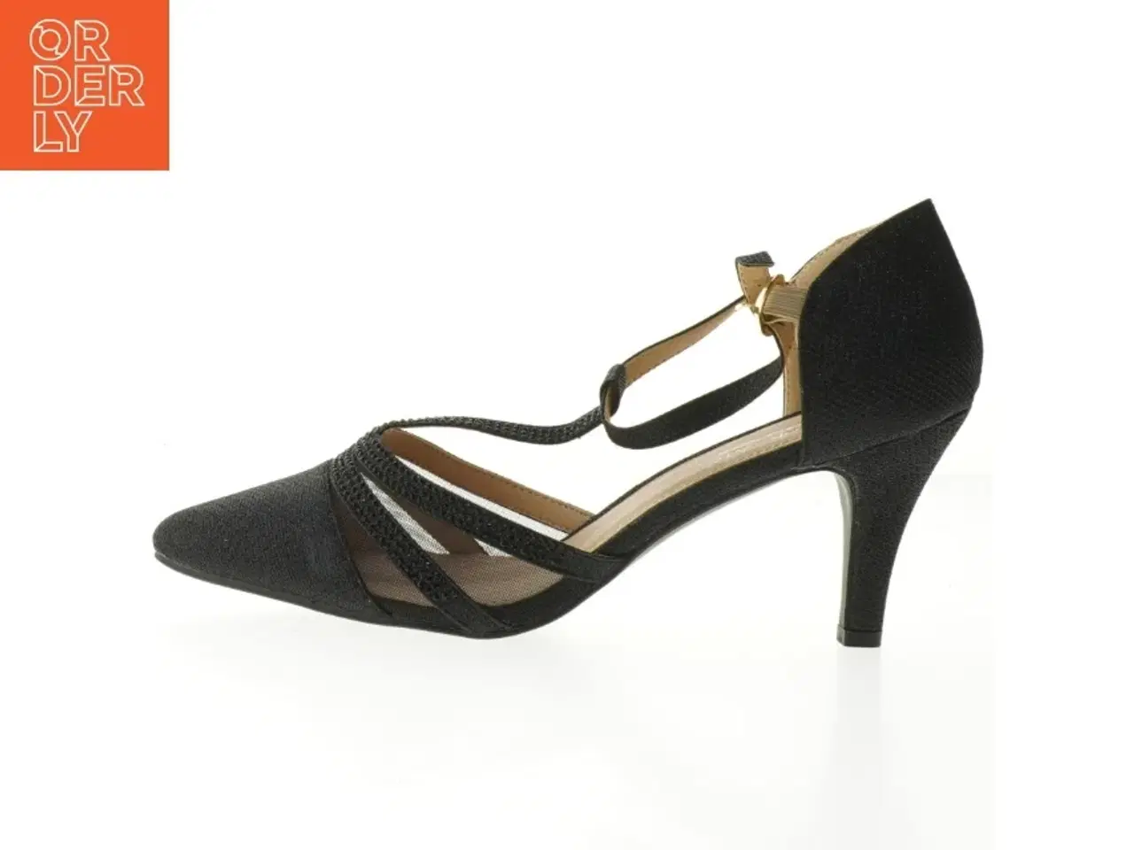 Billede 1 - Sort stilletto hæl sko str. 41 fra Chink-Me (str. 41 )