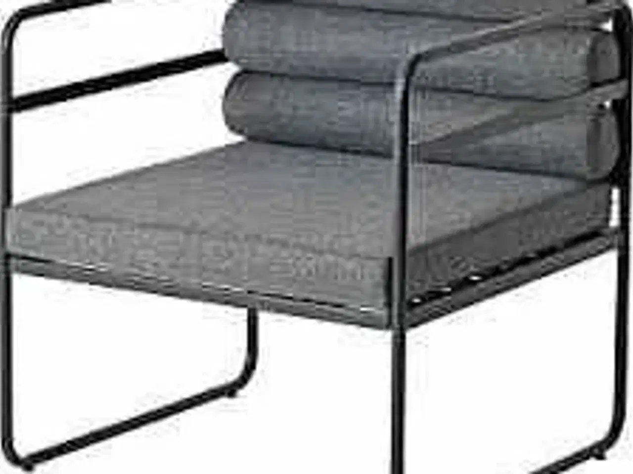 Billede 1 - 2 stk Silkeborg loungestole Antracit/grå