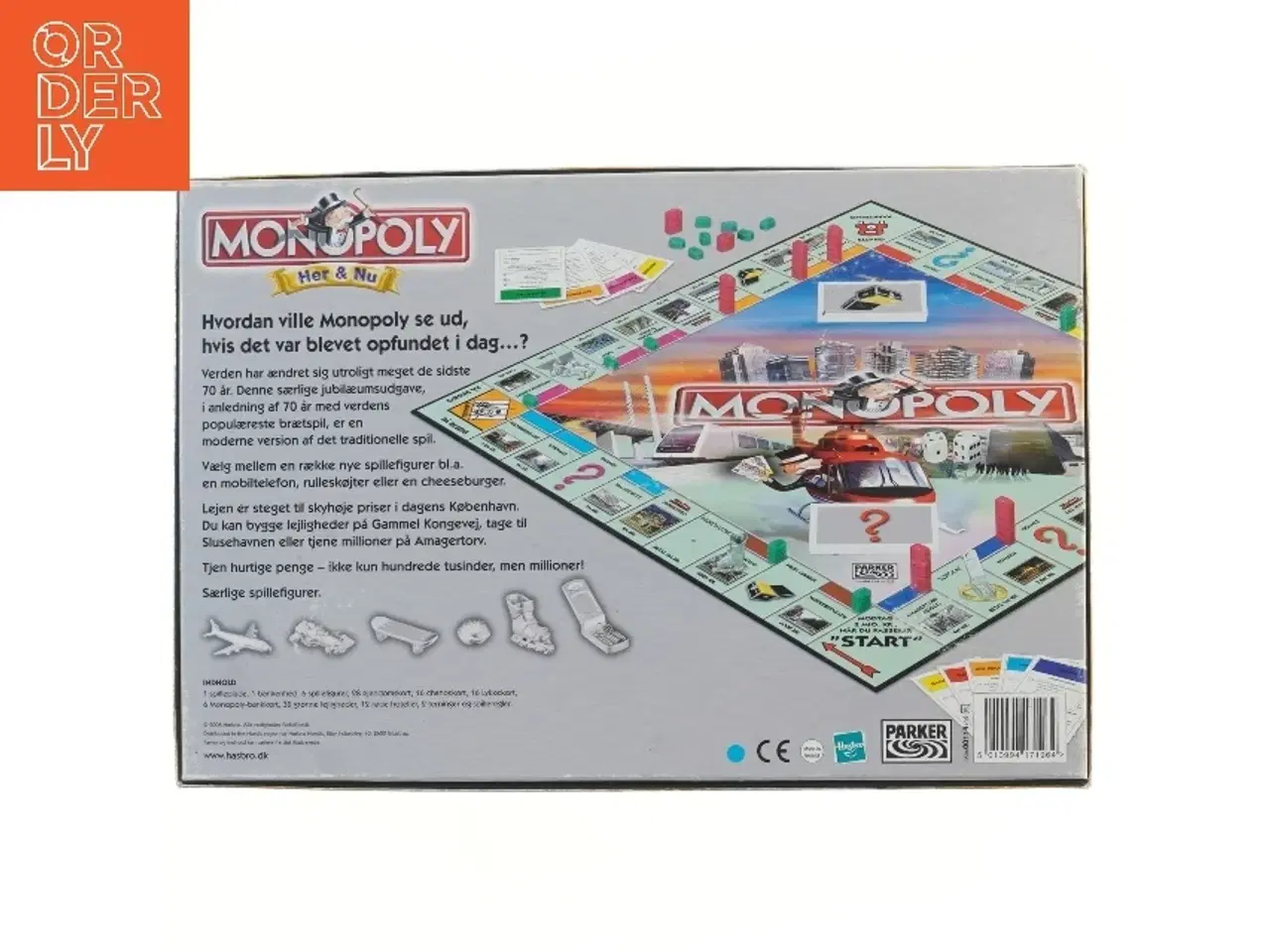 Billede 3 - Monopoly Her & Nu brætspil (str. 40x27 cm)