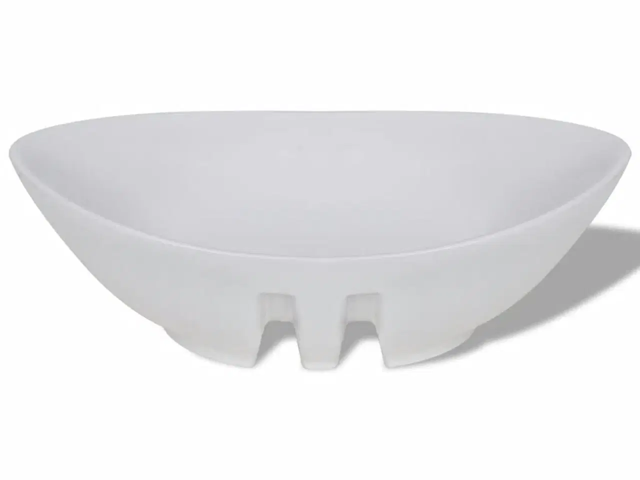 Billede 5 - Håndvask keramisk oval med overløb 59 x 38,5 cm