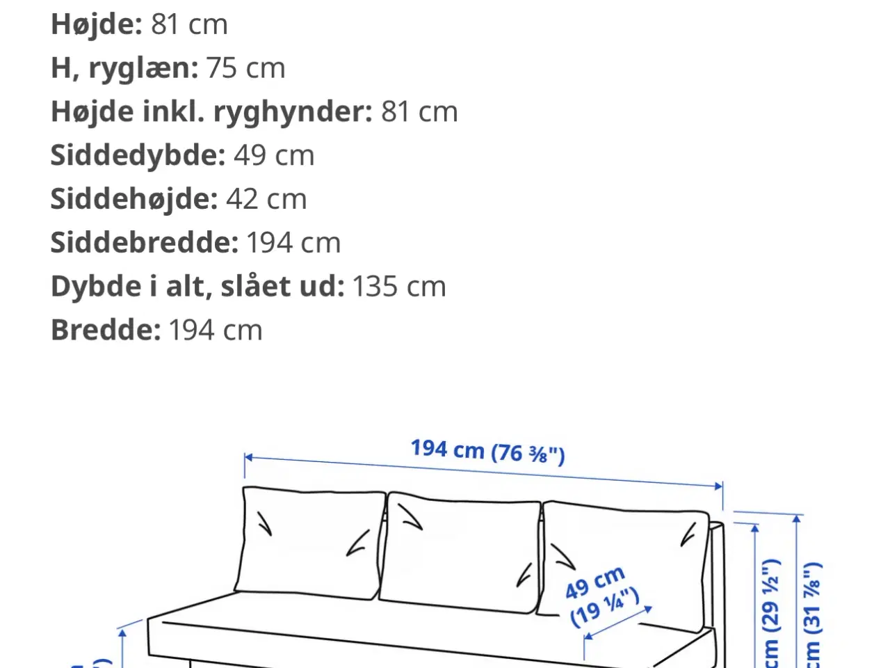 Billede 4 - Sovesofa med opbevaring