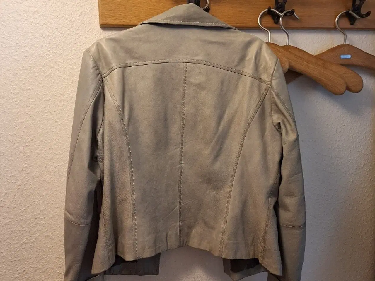 Billede 2 - CKN Danish real leather jakke grå størrelse L