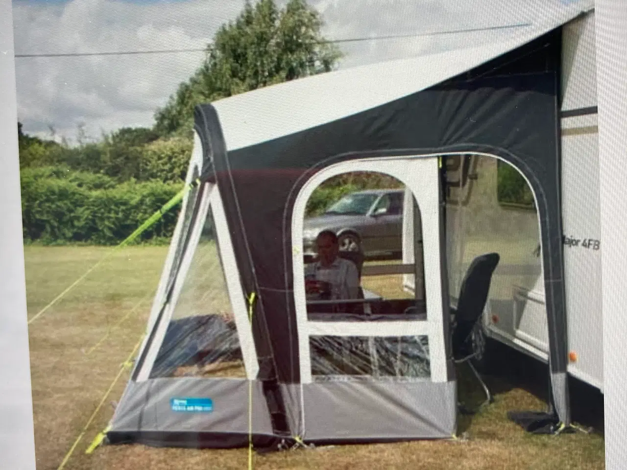 Billede 3 - Kampa lufttelt inkl. luftpumpe og solsejl