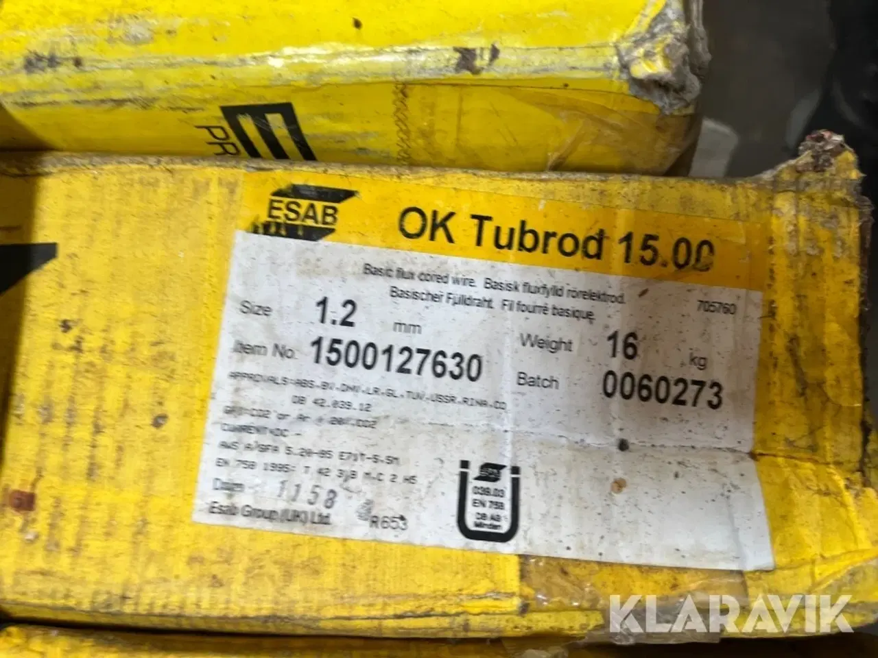 Billede 5 - Svejsetråd EASB OK Tubrod 15.00