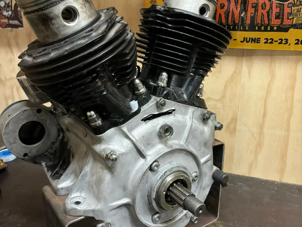 Billede 3 - Harley-Davidson Panhead motor