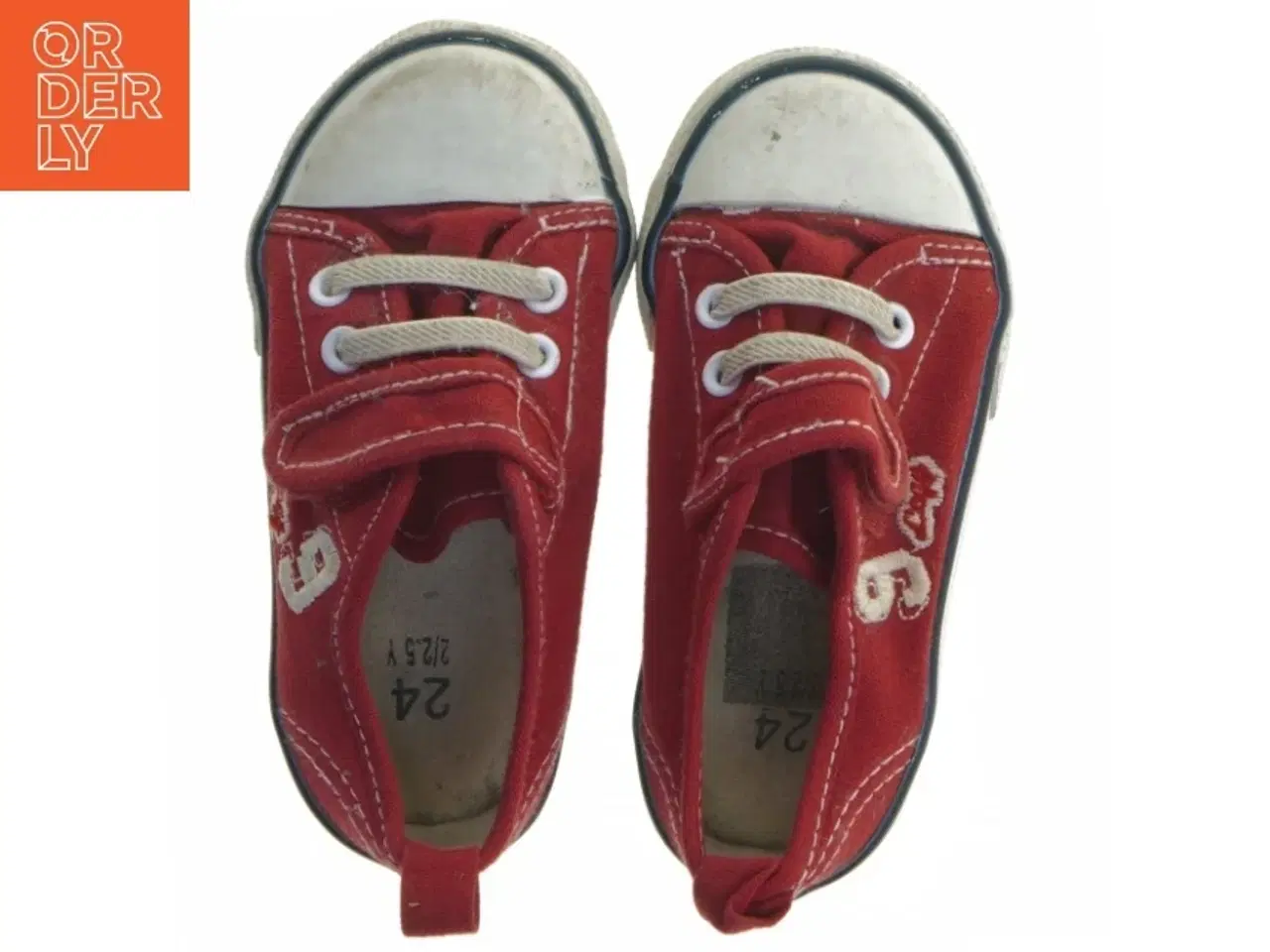 Billede 5 - Røde børnesko, størrelse 24 (str. 24 )