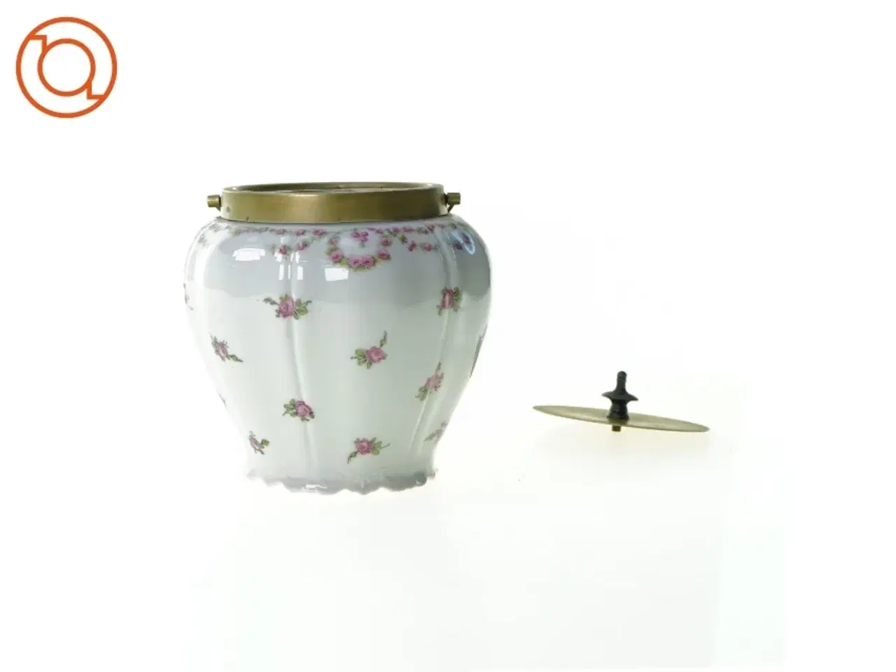 Billede 7 - Kiksspand i porcelæn med låg fra Epns.