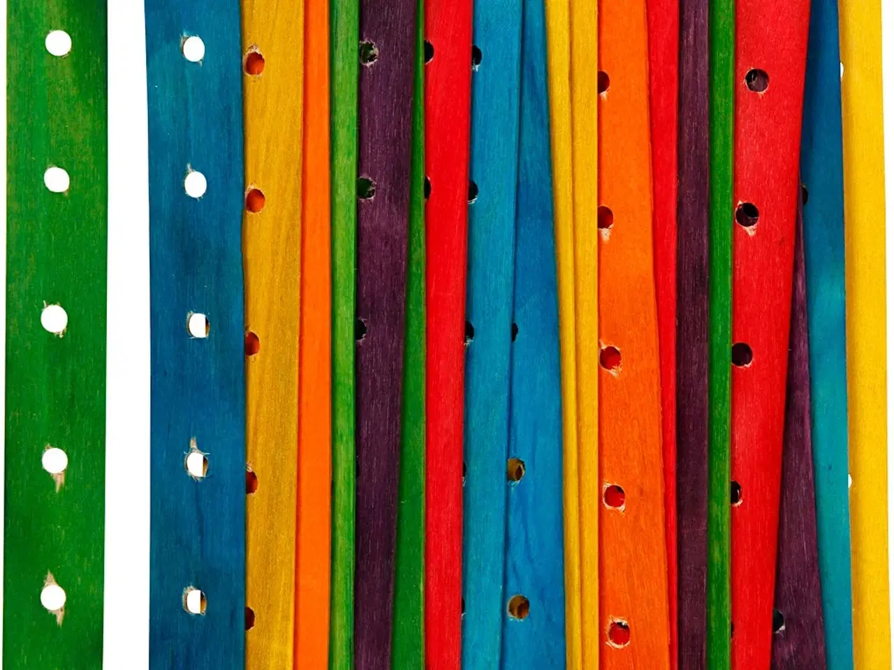 Billede 1 - Kreative Konstruktionspinde i Træ - 20 stk.