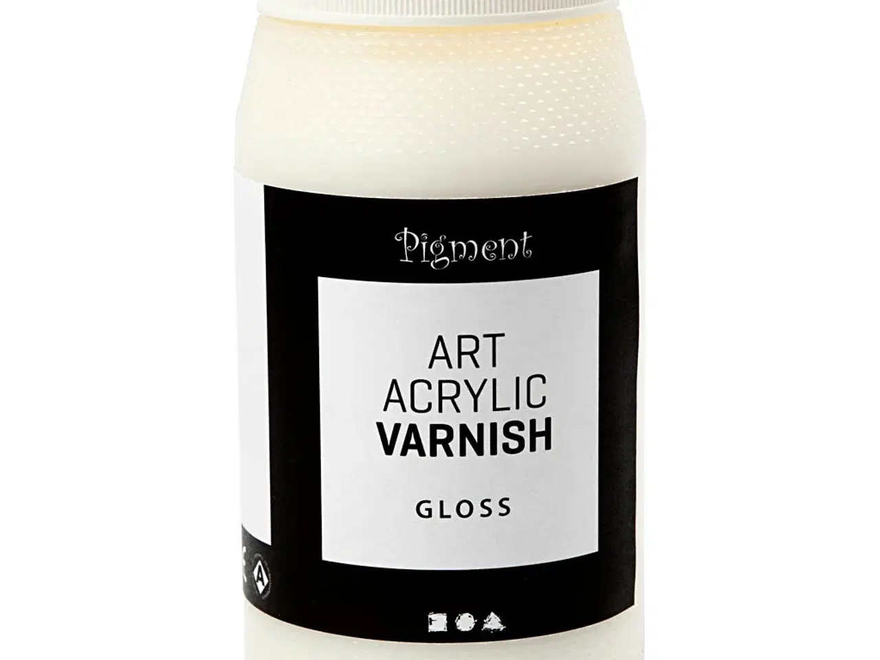 Billede 1 - Art Acrylic Slutfernis, blank transparent, hvid, 500ml/ 1 ds.