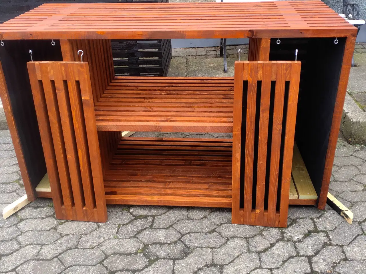 Billede 7 - 38x35 træ. Grill bord med gas skjuler. Mange mulig