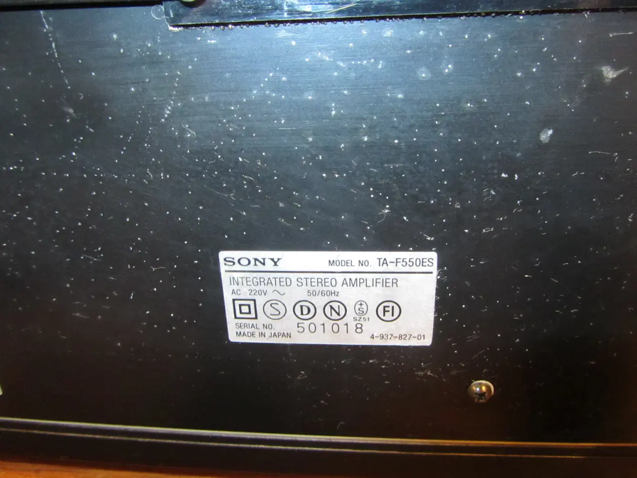 Billede 9 - HIGH QUALITY SONY TA-F550ES 2X80W RMS